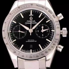 홍콩명품 [오메가] 남성용 스피드마스터 크로노그래프 블랙다이얼 OMG0101  