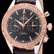 홍콩명품 [오메가] 남성용 스피드마스터 크로노그래프 로즈골드 블랙다이얼 OMG0100  