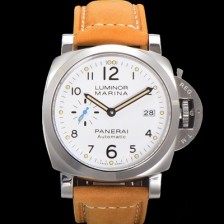 홍콩명품 [파네라이] 남성용 루미노르 마리나 1950 3데이스 PAM01499 44mm 오토매틱 Cal.P.9010 타입 가죽줄 화이트 다이얼 pan5198  