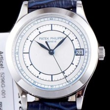 홍콩명품 [파텍필립] 남성용 칼라트라바 5296G-001 화이트 다이얼 오토매틱 무브먼트 PAT0103  