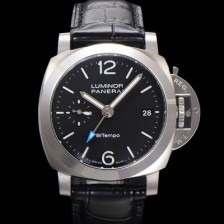 홍콩명품 [파네라이] 남성용 루미노르 콰란타 바이템포 PAM01365 40mm 오토매틱 Cal.P.900 타입 가죽줄 블랙 다이얼 pan5200  
