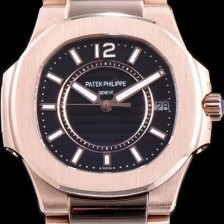 홍콩명품 [파텍필립] 여성용 노틸러스 7010/1R-010 하이엔드 최고급 18k 로즈골드 블랙 텍스쳐 다이얼 브레이슬릿 스위스 정품 쿼츠 무브먼트 PAT0100  
