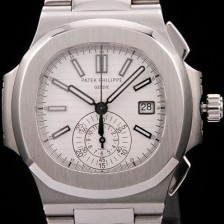 홍콩명품 파텍필립 노틸러스 크로노그래프 화이트 다이얼 40.5mm PAT4210  