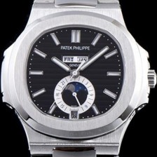 홍콩명품 [파텍필립] 남성용 노틸러스 블랙 다이얼 오토매틱 무브먼트 PAT0201  