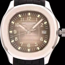 홍콩명품 [파텍필립] 남성용 애쿼노트 아쿠아넛 졈보 스틸 시리즈 쵸콜릿 브라운 다이얼 PAT0400  