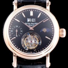 홍콩명품 [파텍필립] 남성용 그렌드 컴플리케이션 투어빌론 무브먼트 문페이즈 블랙 다이얼 PAT0142  