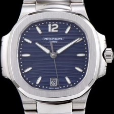 홍콩명품 [파텍필립] 남성용 노틸러스 7018/1A-010 블루 다이얼 브레이슬릿 오토매틱 무브먼트 PAT40140  