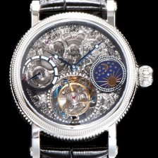 홍콩명품 [파텍필립] 남성용 그렌드 컴플리케이션 문페이즈 세귤 리얼 투어빌론 최상급 쥬얼 다이아몬드 베젤 스켈레톤 다이얼 PAT0400  