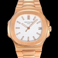 홍콩명품 [파텍필립] 남성용 노틸러스 5711J  암스테르담 빈티지 18k로즈골드 Cal.324 S C타입무브 오토매틱 40미리 화이트다이얼 PAT73824  