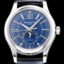 홍콩명품 [파텍필립] 남성용 그렌드 컴플리케이션 클래식 문페이즈 블루 다이얼 오토매틱 무브먼트 PAT0200  