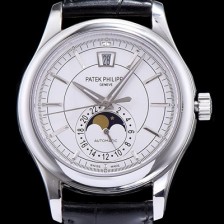 홍콩명품 [파텍필립] 남성용 그렌드 컴플리케이션 클래식 문페이즈 화이트 다이얼 오토매틱 무브먼트 PAT0210  