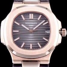 홍콩명품 [파텝필립] 남성용 노틸러스 5711R최신버전 업그레이드형!! 로즈골드 브라운 다이얼 브레이슬릿 아시안 무브먼 PAT422  