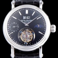 홍콩명품 [파텍필립] 남성용 그렌드 컴플리케이션 투어빌론 무브먼트 문페이즈 블랙 다이얼 PAT0100  