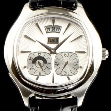 홍콩명품 [피아제] 남성용 엠퍼라도 G0A32016 쿠썽 시계 세컨드 타임존 화이트 기요쉐 다이얼 Cal.850P 타입 오토매틱 무브먼트 PIA4250  