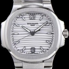 홍콩명품 [파텍필립] 남성용 노틸러스 7018/1A-010 화이트 다이얼 브레이슬릿 오토매틱 무브먼트 PAT40340  
