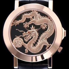 홍콩명품 [피아제] 남성용 폴로 시리즈 로즈 골드 룡토템 블랙 다이얼 스위스 쿼츠무브 PIA4205  