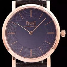 홍콩명품 [피아제] 남성용 피아제 G0A35132 알티플래노 울트라-씬 빈티지 모델 18k로즈골드 블루 & 텍스쳐 다이얼 스위스 ETA 2824-A2오토매틱 무브먼트 PIA4205  