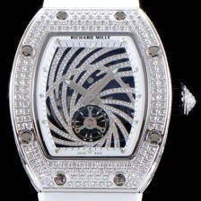 홍콩명품 [리차드밀레] 여성 컬렉션 RM51-02 투르비용 다이아몬드 트위스터 워치!! 수공 맞물림 형식의 쥬얼세팅 스켈레톤 다이얼 오토매틱 무브먼트 RIC0244  