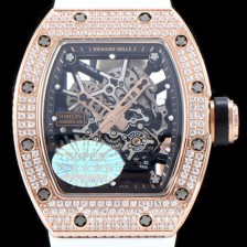 홍콩명품 [리차드밀레] 남성용 리차드밀 RM035 아메리카즈!! 1:1 수공 맞물림 형식의 쥬얼세팅 고급스러운 18K 로즈골드 스켈레톤 다이얼 오토매틱 무브먼트 RIC0450  