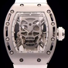 홍콩명품 [리차드밀레] 남성용 리차드밀레 RM052 뚜르비용 스컬 워치 1:1 수공 맞물림 형식의 쥬얼세팅 스켈레톤&해골무늬 다이얼 오토매틱 무브먼트 RIC0402  