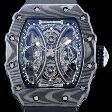 홍콩명품 [리차드밀레] 남성용 뚜르비용 RM53-01 파블로 맥도너우 블랙 카본 TPT 스켈레톤 다이얼 오토매틱 무브먼트 RIC0400  