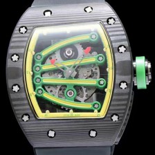 홍콩명품 [리차드밀레] 남성용 RM59-01 스켈레톤 그린옐로 다이얼 오토매틱 무브먼트 RIC4233  