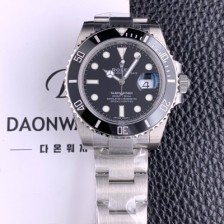 홍콩명품 [로렉스] 남성용 VIP 타입 최종형 서브마리너 데이트 116610LV-97200 블랙 세라믹 베젤 블랙 다이얼 3135 오토매틱 무브먼트 ROL0115  