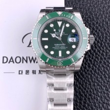 홍콩명품 [로렉스] 남성용 VIP 타입 최종형 서브마리너 데이트 116610LV-97200 그린 세라믹 베젤 그린 다이얼 3135 오토매틱 무브먼트 ROL5315  