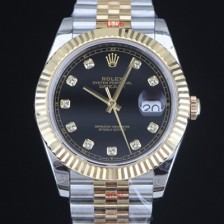 홍콩명품 [로렉스] 남성용 1:1 퀄리티 데이져스트 126333 최상위 고가형제품!! 41mm고급스러운 18K 옐로우골드 포금 블랙 다이얼 오토매틱 무브먼트 ROL12301  
