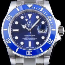 홍콩명품 [로렉스] 남성용 NEW VIP 버전!!서브마리너 데이트 116619LB-97209 블루 세라믹 베젤 블루 다이얼 야광 인덱스 브레이슬릿 스위스 3135오토매틱 무브먼트 ROL0321  