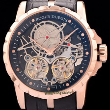 홍콩명품 [로저드뷔] 남성용 스켈레톤 다이얼 아시안 오토매틱 ROG4203  