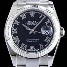 홍콩명품 [로렉스] 남성용 데이져스트 116234-0086 심플한 디자인 인기베스트 블랙 다이얼 로마 인덱스 스틸 브레이슬릿 ROL0334  