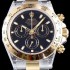홍콩명품 [로렉스] 남성용 데이토나 18K 엘루골드 검정 다이얼 ROL0140  