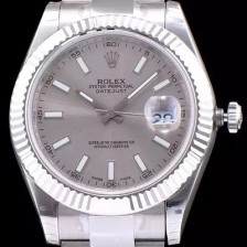 홍콩명품 [로렉스] 남성용 데이져스트 스위스 3136 오토매틱 무브먼트 실버다이얼 ROL0100  