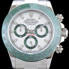홍콩명품 [로렉스] 남성용 코스모그래프 데이토나 116500LN-78590 그린 세라믹 에디션!! SY 화이트 다이얼 ETA 7750B-2 크로노그래프 오토매틱 무브먼트 ROL0005  