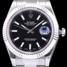 홍콩명품 [로렉스] 남성용 데이져스트 스위스 3136 오토매틱 무브먼트 블랙 다이얼 ROL0101  