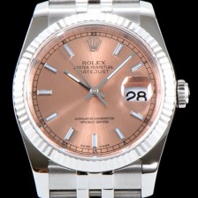 홍콩명품 [로렉스] 남성용 데이져스트 116234 업그레이드 VIP 타입!! 심플한 디자인 인기베스트 핑크 다이얼 스틱 야광 인덱스 스틸 브레이슬릿 ROL0300  