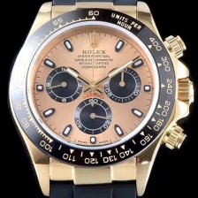 홍콩명품  [로렉스] 남성용 VIP타입 크로노그래프 데이토나 116518LN 오이스터플렉스 40MM UP!! 18K 옐로우 골드 샴페인 컬러와 블랙 다이얼 ETA 7750B-2 오토매틱 무브먼트 ROL0001  