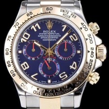 홍콩명품 [로렉스] 남성용 최상급 퀄리티 데이토나 116503 18K 옐로골드 포금 제품!! 크로노그래프 18K 옐로골드 투톤 콤비 블루 다이얼 오토매틱 무브먼트 ROL0300  