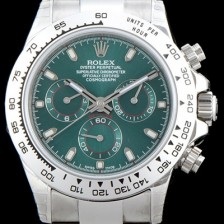 홍콩명품 [로렉스] 남성용 코스모그래프 데이토나 116509 오이스터 18K 화이트 골드 40MM 업그레이드!! 그린 썬더스트 다이얼 ETA 7750B-2 크로노그래프 오토매틱 무브먼트 ROL0030  