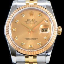 홍콩명품 [로렉스] 남성용 데이터 제스트 116233 골드 다이얼 2836-2 오토매틱 무브먼트 ROL0125  