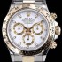 홍콩명품 [로렉스] 남성용 최상급 퀄리티 데이토나 116503 18K 옐로골드 포금 제품!! 크로노그래프 18K 옐로골드 투톤 콤비 화이트 다이얼 오토매틱 무브먼트 ROL0310  