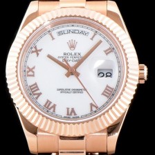 홍콩명품 [로렉스] 남성용 오이스터퍼페츄얼 데이데이트 로즈골드 화이트다이얼 오토매틱 무브먼트 ROL0004  