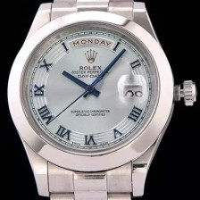 홍콩명품 [로렉스] 남성용 데이데이트 2 로마 인덱스 블루 다이얼 ROL0201  