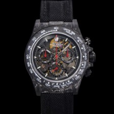 홍콩명품 [로렉스]남성용 데이토나 포지드카본 40mm 크로노그래프 오토매틱 Cal.4130 무브먼트 스켈레톤 다이얼 rol5370  