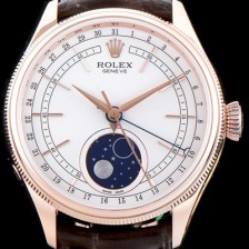 홍콩명품 [로렉스] 남성용 셀리니 m50535-0002 화이트 다이얼 2836 오토매틱 무브먼트 ROL0010  