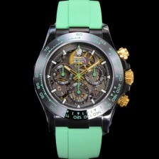홍콩명품 [로렉스]남성용 데이토나 세라믹 베젤 40mm 크로노그래프 오토매틱 Cal.4130 무브먼트 스켈레톤 다이얼 rol5376  