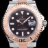 홍콩명품 [로렉스] 남성용 요트마스터 로즈골드116621 투톤콤비 팩토리 1:1 베스트 에디션 브라운 다이얼 ROL0300  