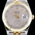 홍콩명품 [로렉스] 남성용 최고급형!!데이져스트II 126333 GM사 추가업데이트!! 18K 옐로골드 투톤 콤비 실버 다이얼 브레이슬릿 스위스 ETA 2836-2 오토매틱 무브먼트 ROL0350  