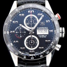 홍콩명품 [태그호이어] 남성용 TOP Grade Quality 까레라 크로노그래프 오토매틱 타키메터 블랙다이얼 TAG0103  